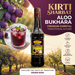 Kirti Sharbat Aloo Bukhara (Plum Syrup / Cordial) – Authentic Traditional Refreshment