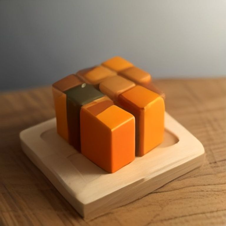 Rubik's Cube 3x3, Classic Color-Matching Puzzle Toy, Brain Teaser for Kids & Adults, Stickerless