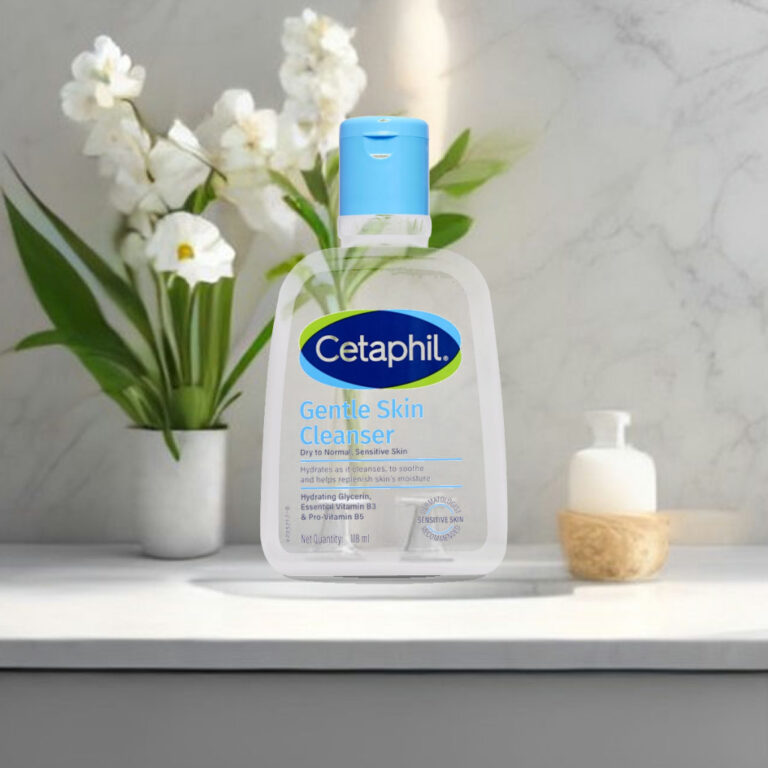 Cetaphil Gentle Skin Hydrating Face Wash 118ml, Paraben Free, Sulphate-Free Gentle Skin Hydrating Cleanser with Niacinamide, - 1:1 Commercial Studio Staging