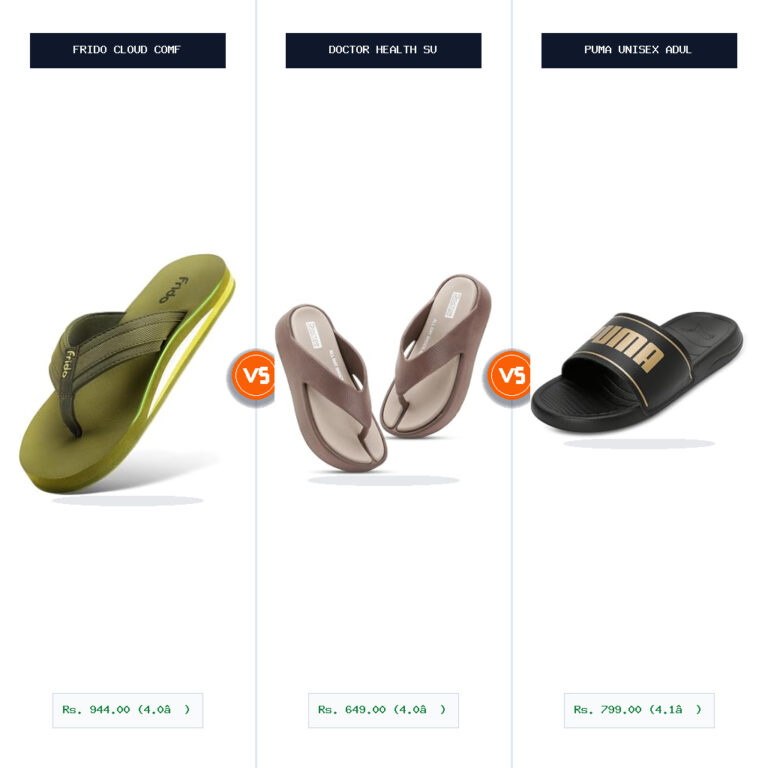 Frido Cloud Comfort Slippers for Women & vs DOCTOR HEALTH SUPER SOFT Women’s Orthopedic Soft Split-Wise Head-to-Head Comparison
