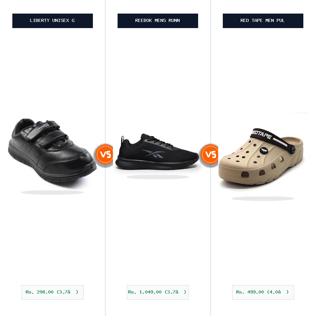Liberty Unisex Gola-schv School Uniform Shoe vs Reebok Mens Running Shoes Split-Wise Head-to-Head Comparison