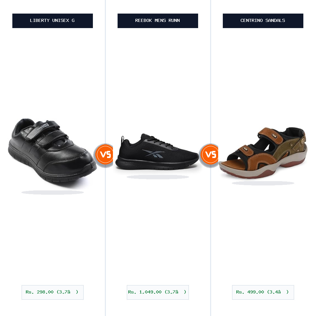 Liberty Unisex Gola-schv School Uniform Shoe vs Reebok Mens Running Shoes Split-Wise Head-to-Head Comparison