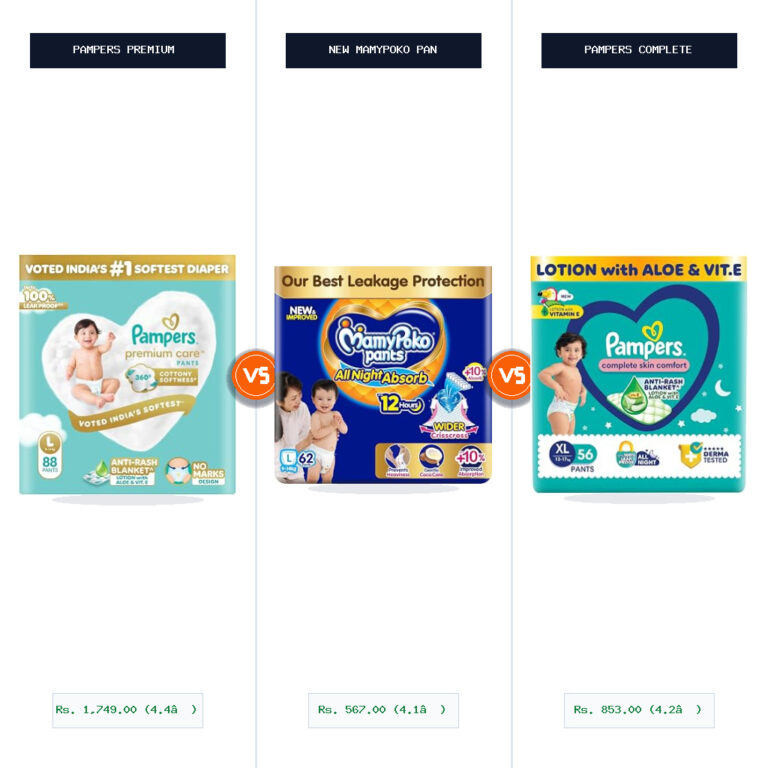 Pampers Premium Care Pant Style Baby Diapers vs New Mamypoko Pants Premium All Night Absorb Split-Wise Head-to-Head Comparison