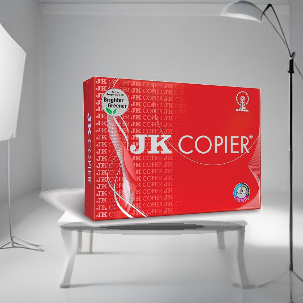 JK Copier Paper - A4, 75 GSM, 1 Ream, 500 Sheets - 1:1 Commercial Studio Staging