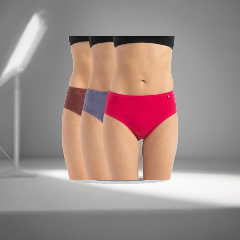 Jockey 1406 Women Cotton Hipster (Pack of 3, Colors & Prints May Vary) - 1:1 Commercial Studio Staging