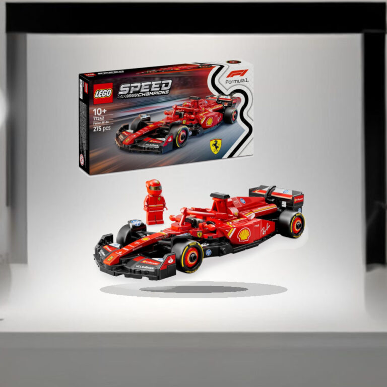 LEGO Speed Champions Ferrari SF-24 F1 Race Car Driver Set 77242 Building Blocks Toys for 10+ Gift for Boys and Girls - 1:1 Commercial Studio Staging