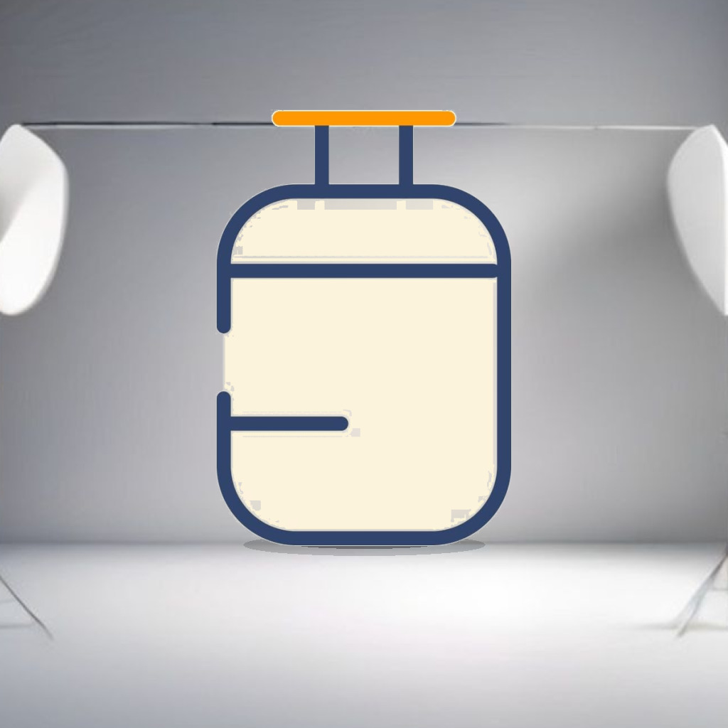 LPG cylinder booking - 1:1 Commercial Studio Staging