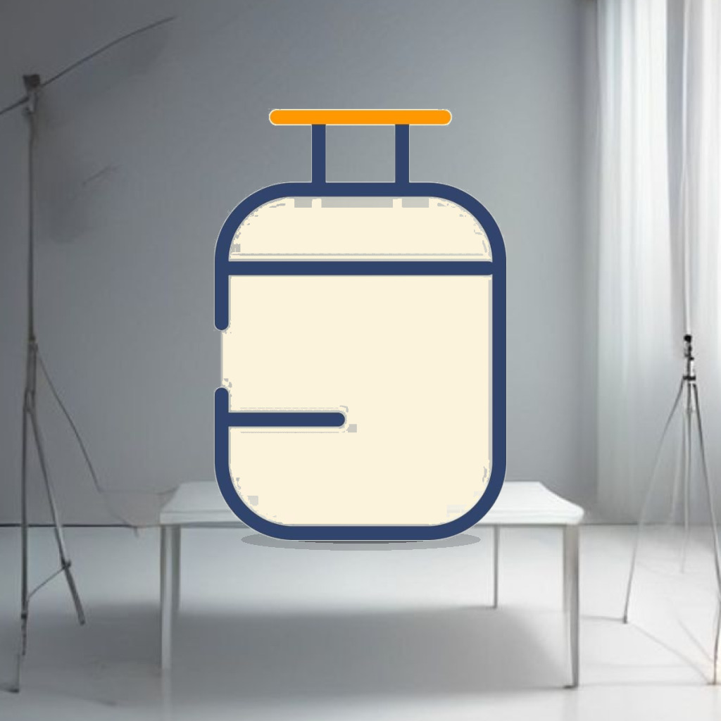 LPG cylinder booking - 1:1 Commercial Studio Staging
