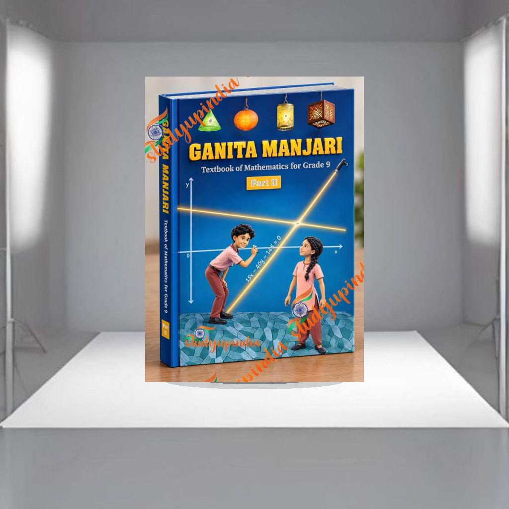 NCERT Ganita Manjari, Part 2 for Class 9 Eng Med 905 2026-2027 Edition By Studyupindia - 1:1 Commercial Studio Staging