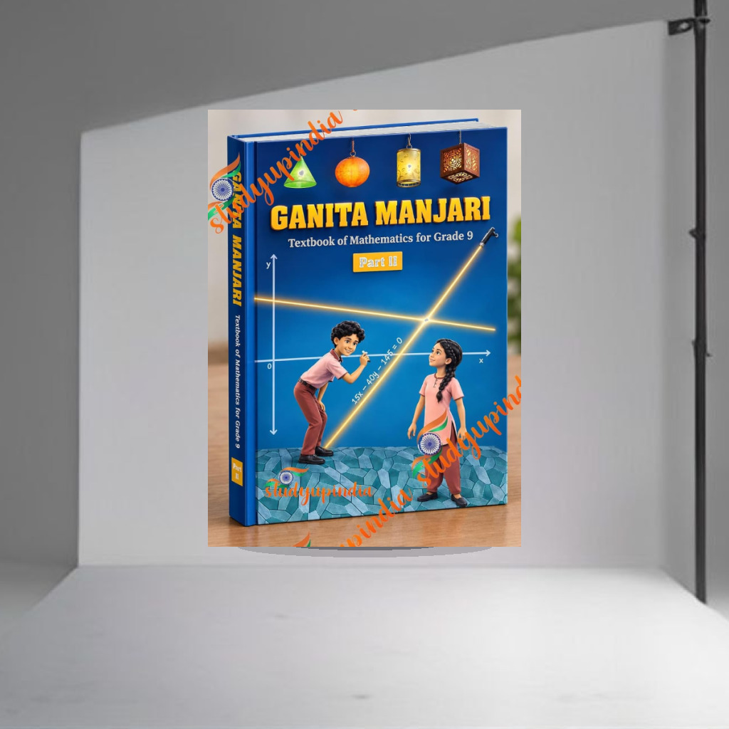 NCERT Ganita Manjari, Part 2 for Class 9 Eng Med 905 2026-2027 Edition By Studyupindia - 1:1 Commercial Studio Staging