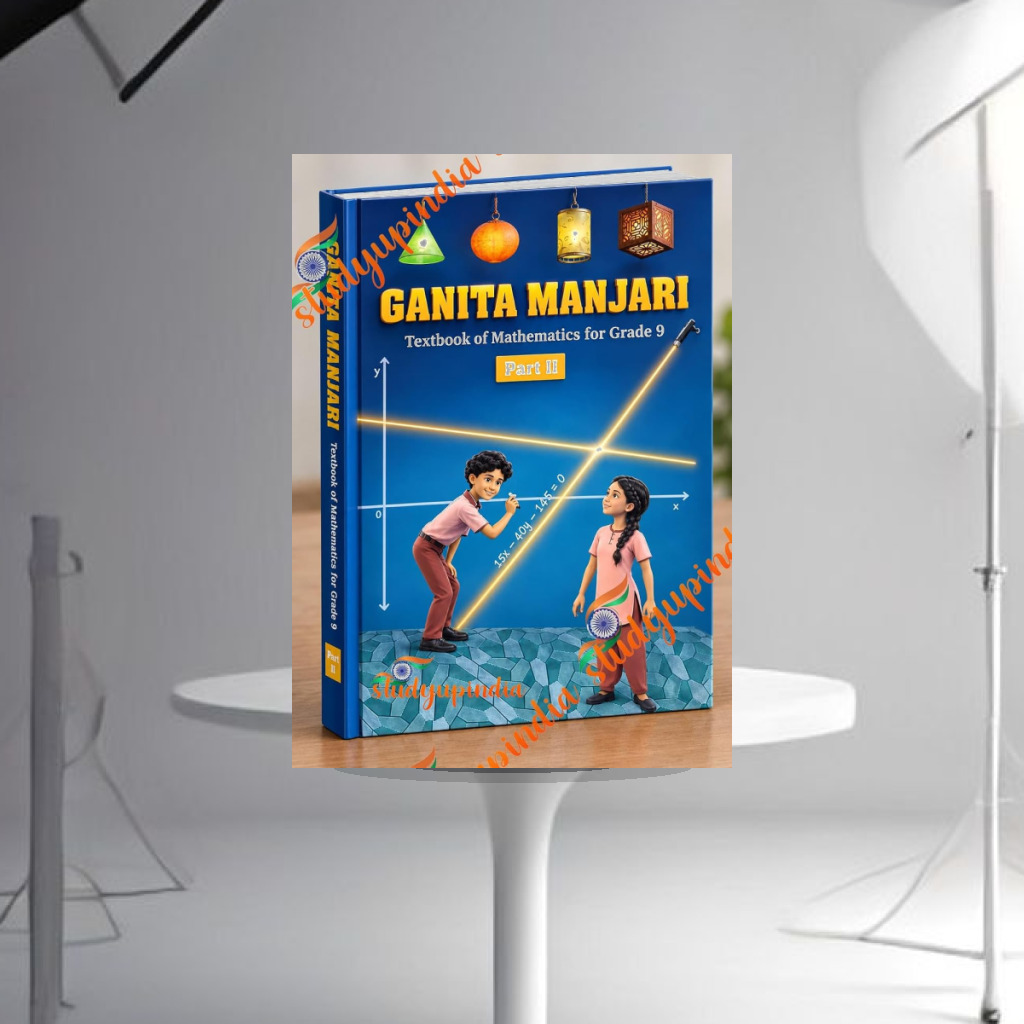 NCERT Ganita Manjari, Part 2 for Class 9 Eng Med 905 2026-2027 Edition By Studyupindia - 1:1 Commercial Studio Staging