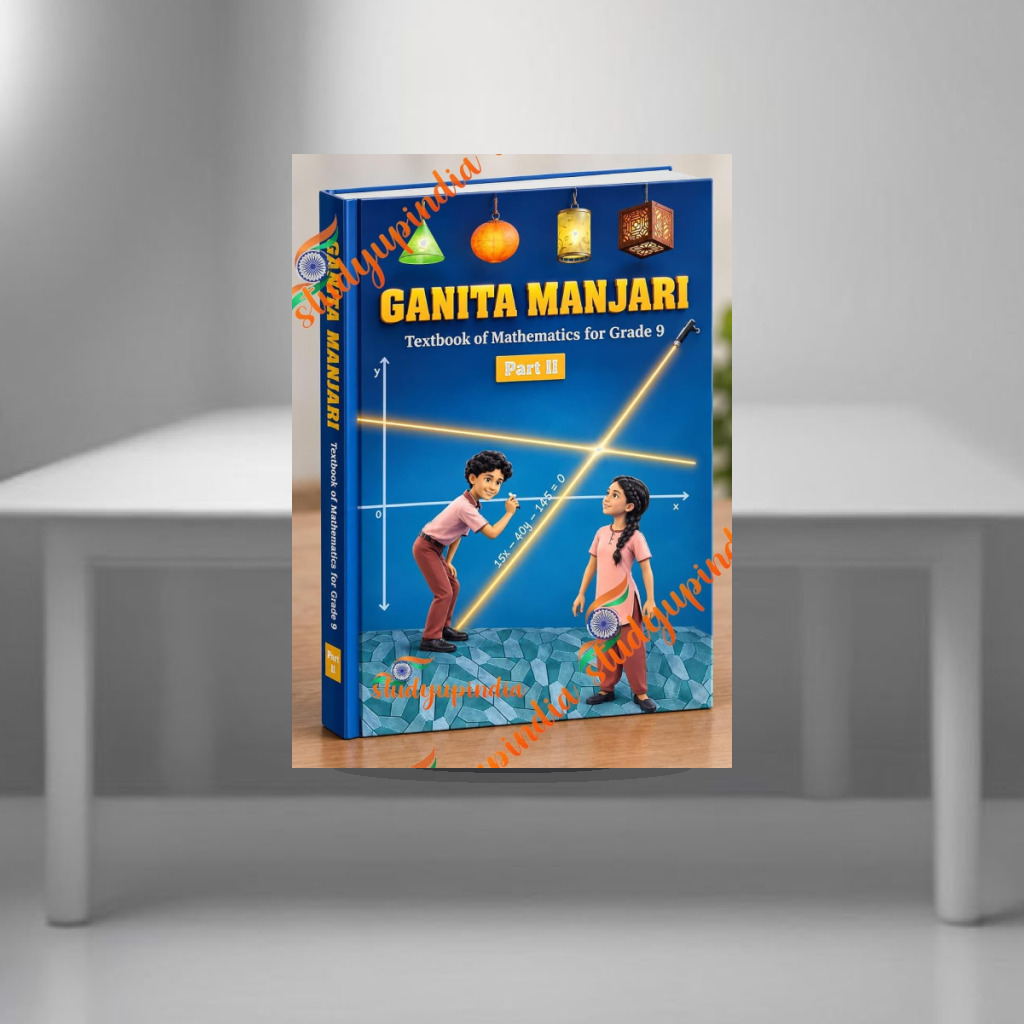 NCERT Ganita Manjari, Part 2 for Class 9 Eng Med 905 2026-2027 Edition By Studyupindia - 1:1 Commercial Studio Staging
