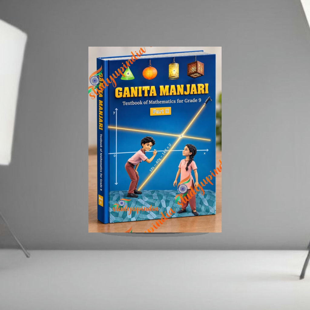 NCERT Ganita Manjari, Part 2 for Class 9 Eng Med 905 2026-2027 Edition By Studyupindia - 1:1 Commercial Studio Staging