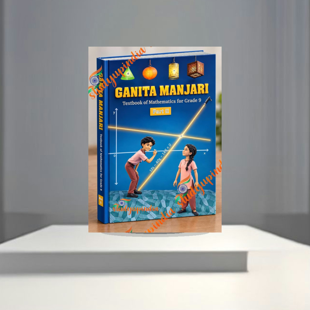 NCERT Ganita Manjari, Part 2 for Class 9 Eng Med 905 2026-2027 Edition By Studyupindia - 1:1 Commercial Studio Staging