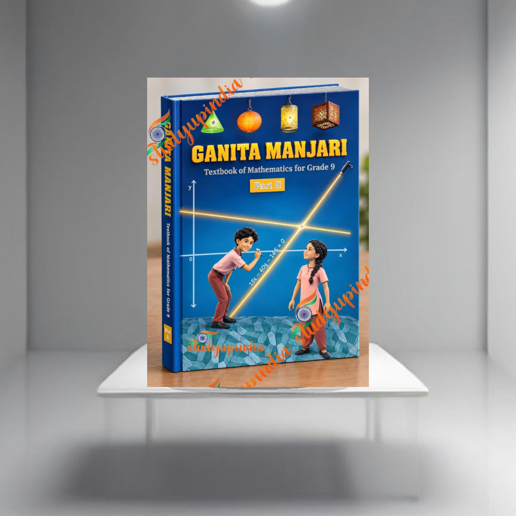 NCERT Ganita Manjari, Part 2 for Class 9 Eng Med 905 2026-2027 Edition By Studyupindia - 1:1 Commercial Studio Staging