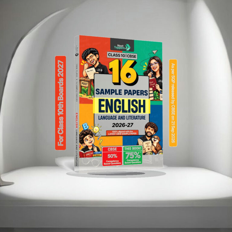 Next Toppers CBSE Class 10 English Language and Literature Sample Papers 2026-27 | 16 SQPs for Board Exam 2027 | 75% Competen - 1:1 Commercial Studio Staging