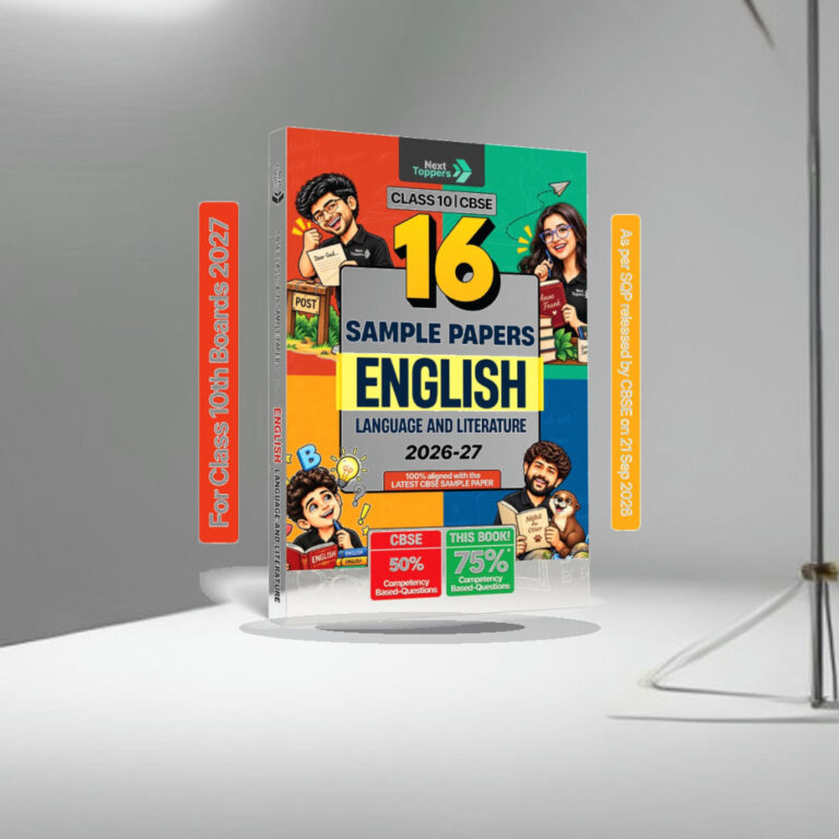 Next Toppers CBSE Class 10 English Language and Literature Sample Papers 2026-27 | 16 SQPs for Board Exam 2027 | 75% Competen - 1:1 Commercial Studio Staging
