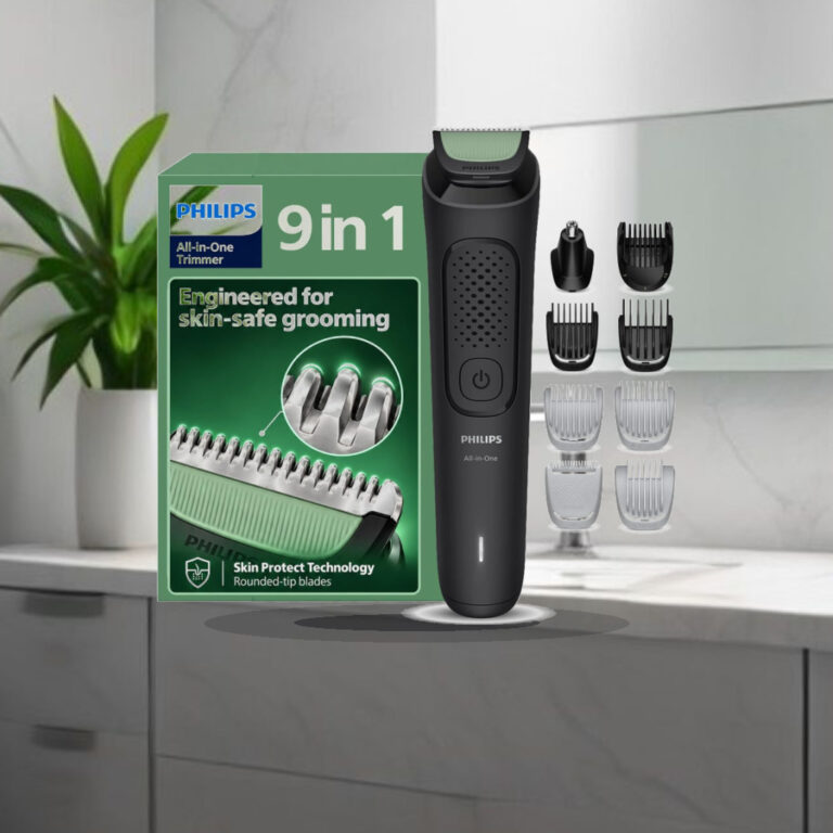 Philips India's No.1 Men's Trimmer* | One stroke beard trimming | All-in-One Grooming Kit- Face, Hair, Body | Ear/Nose attach - 1:1 Commercial Studio Staging