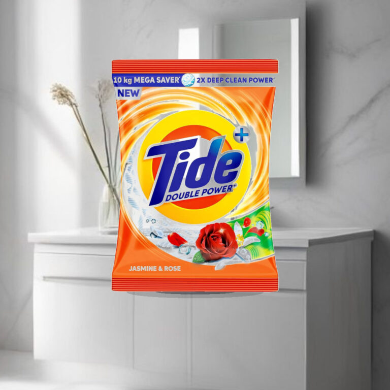 Tide Plus Detergent Washing Powder - 10kg Mega Saver Pack | Jasmine & Rose Fragrance | Removes deep-seated Oil, Gravy, Tea St - 1:1 Commercial Studio Staging