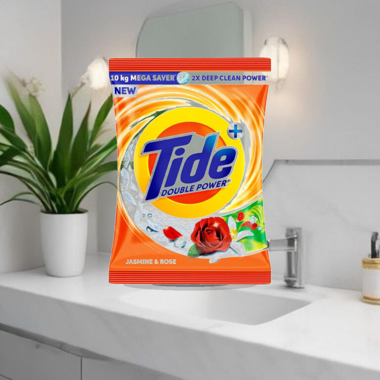Tide Plus Detergent Washing Powder - 10kg Mega Saver Pack | Jasmine & Rose Fragrance | Removes deep-seated Oil, Gravy, Tea St - 1:1 Commercial Studio Staging