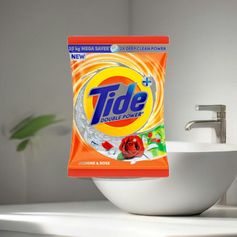 Tide Plus Detergent Washing Powder - 10kg Mega Saver Pack | Jasmine & Rose Fragrance | Removes deep-seated Oil, Gravy, Tea St - 1:1 Commercial Studio Staging